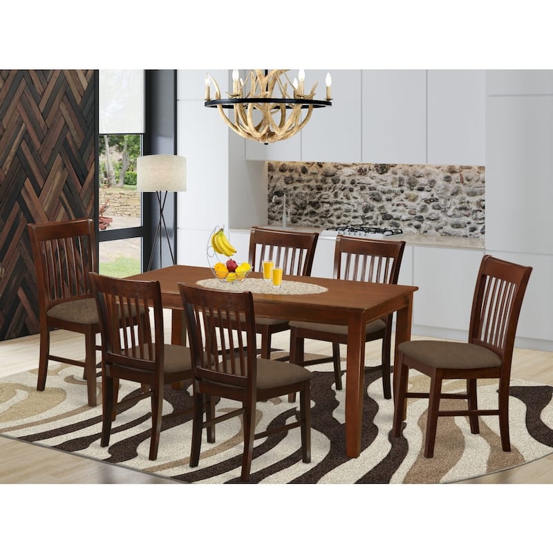 Modern Dining Room Set - Minimalist Dinette Table & Chairs - Formal Kitchen Furniture