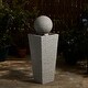 preview thumbnail 7 of 33, Demta Floating Sphere Oversized LED Fountain by Havenside Home