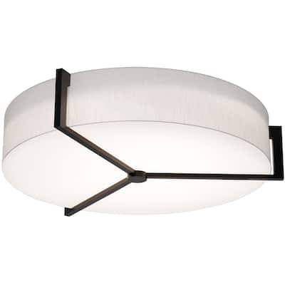AFX APF3044L5AJUDES Apex 34" Wide LED Flush Mount Drum Ceiling Fixture