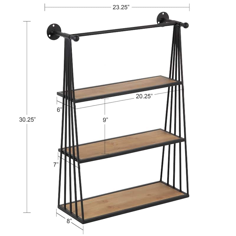 Carbon Loft Revell Wall-mounted Hanging Shelf - 23x30