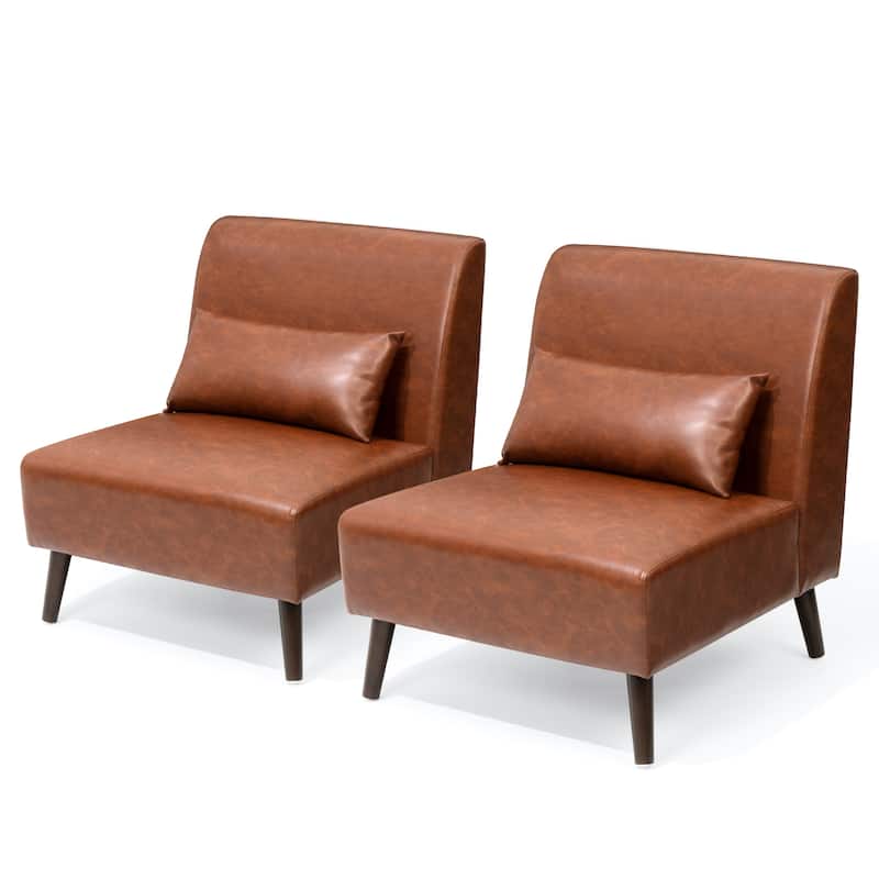 Pellebant Accent Chair Upholstered Lounge Couch Sofa for Bedroom Living Room
