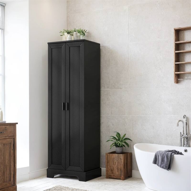 Storage Cabinet with Two Doors for Bathroom,Office,Adjustable Shelf