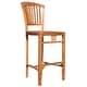 preview thumbnail 2 of 3, Chic Teak Orleans Teak Wood Indoor/ Outdoor Bar Stool Chair