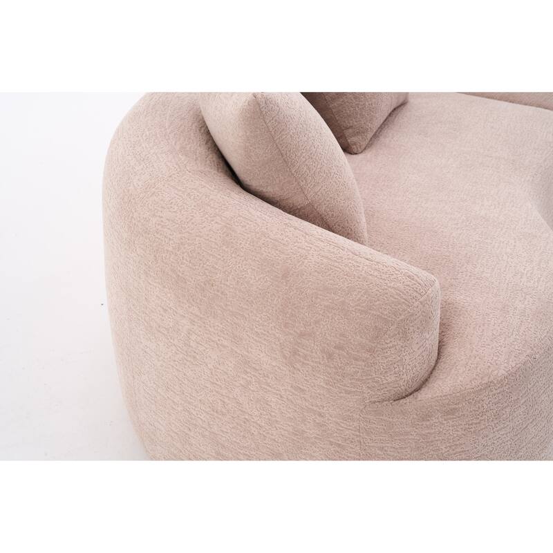 Home Furniture Sleeper 4 Seater Sectional Sofa with 4 Pillows