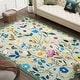 preview thumbnail 6 of 65, Nature Floral Non-Slip Machine Washable Colorful Modern Area Rug