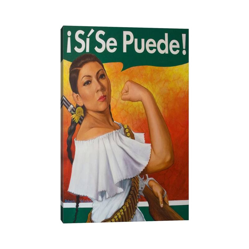 iCanvas "Rosita (Si Se Puede!)" by Robert Valadez Canvas Print