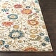 preview thumbnail 3 of 8, Teagan Light Grey Vintage Floral Area Rug - 7'10" x 10'3"