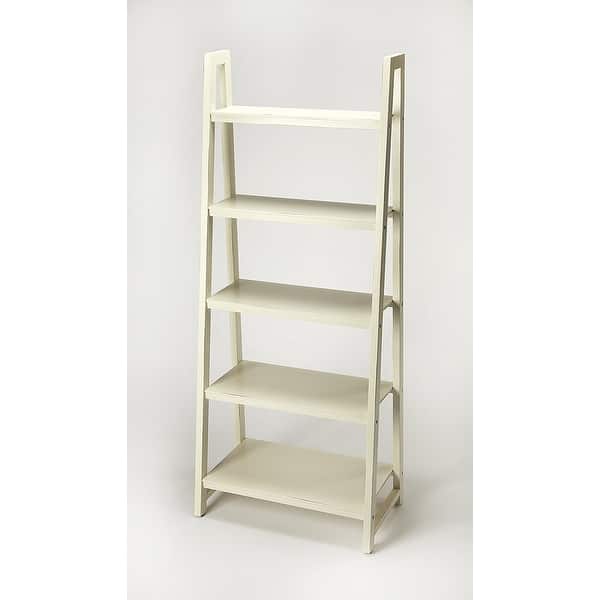 Shop Offex Stallings White Bookcase Free Shipping Today