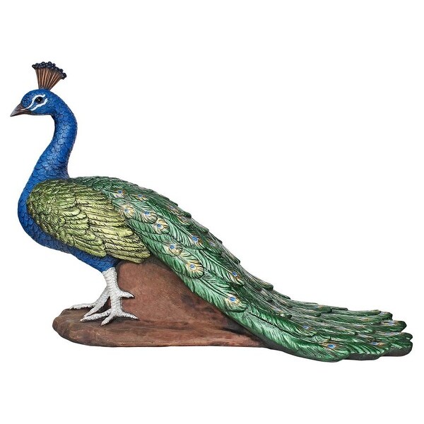 Design Toscano The Regal Peacock Garden Statue: Medium
