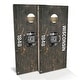 preview thumbnail 9 of 7, Wisconsin Flag Rustic Outdoor Cornhole Board Set Backyard 2x4 - Include Carrying Case