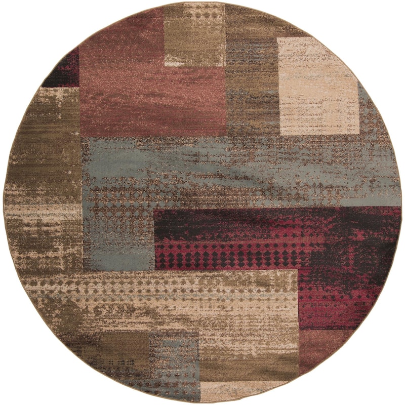 Livabliss Riley Mid-Century Geometric Area Rug