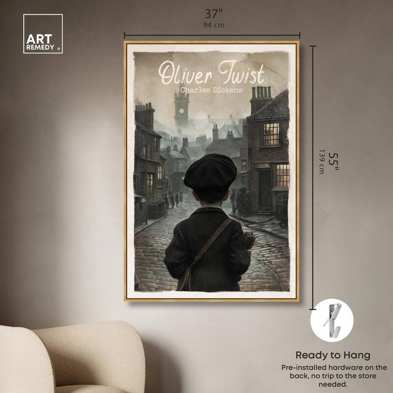 Oliver Twist Classic Canvas by Art Remedy