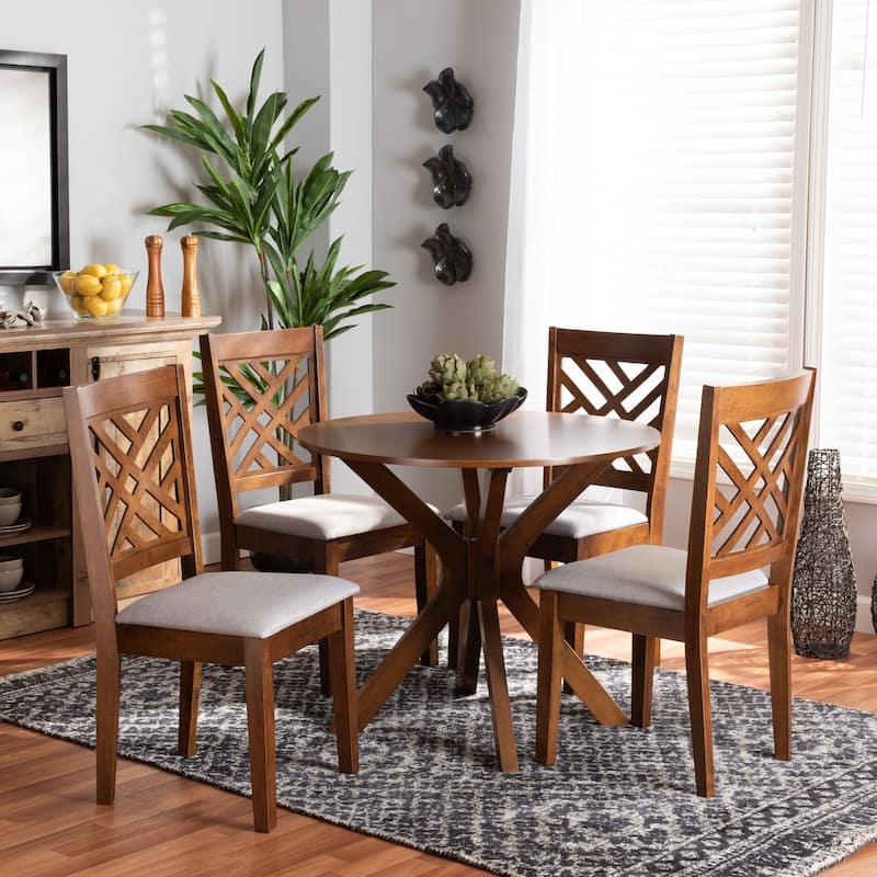 Norah Modern and Contemporary 5-Piece Dining Set