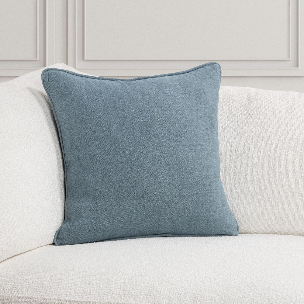 Villa by Classic Home Bedford Linen Fabric Throw Pillow
