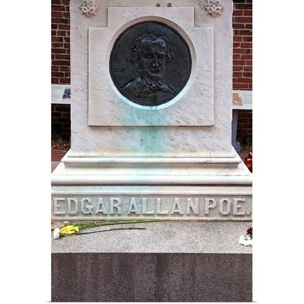 Shop Edgar Allan Poe S Grave Baltimore Maryland Poster Print Overstock 16896266