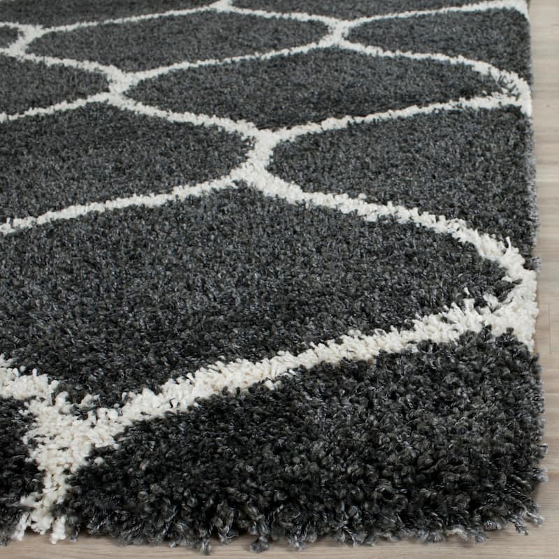 SAFAVIEH Hudson Shag Pushpa Trellis 2-inch Thick Area Rug