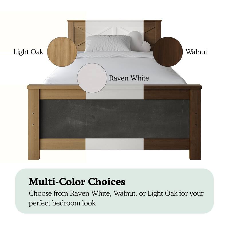 CraftPorch Elegance Twin Platform Bed