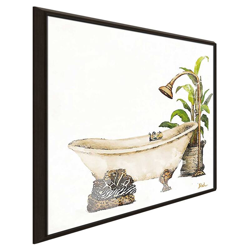 "Le Tub II" Print on Floating Canvas