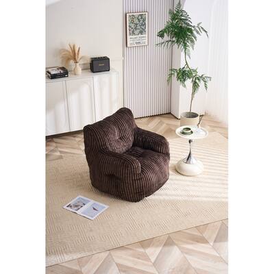 Corduroy Fabric Bean Bag Chair Filled With Memory Sponge