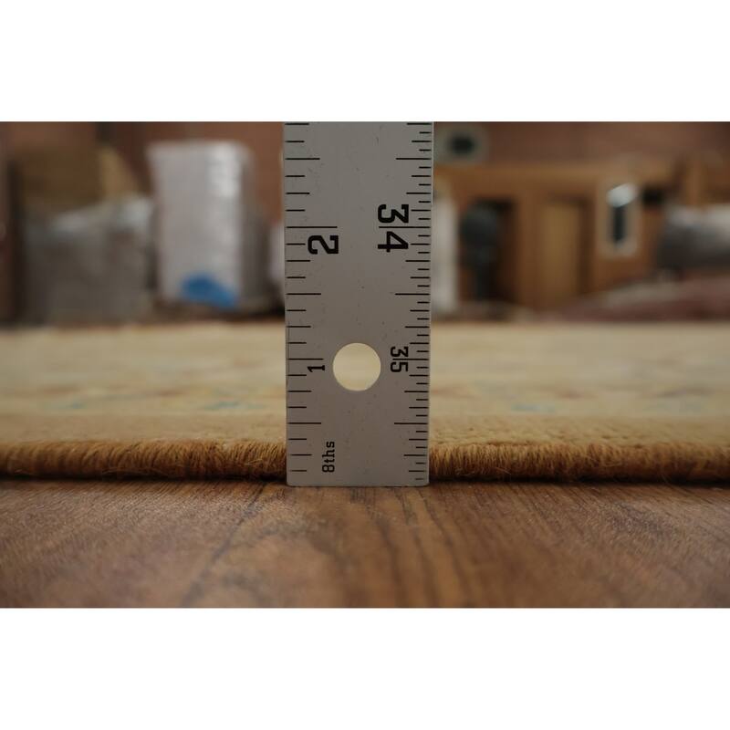 Hand Knotted Oriental 100% Wool Carpet Traditional All-Over Oranges & Rust Ziegler Area Rug - 17' 11'' X 9' 10''