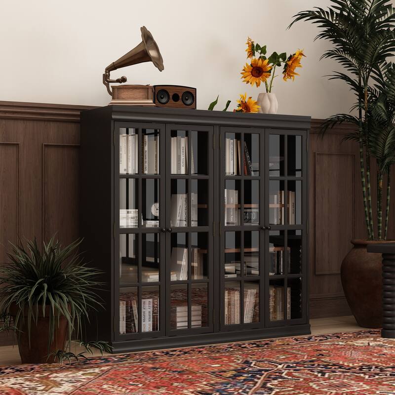 Contemporary Elegance and Versatile Sideboard Bookshelf Bookcase