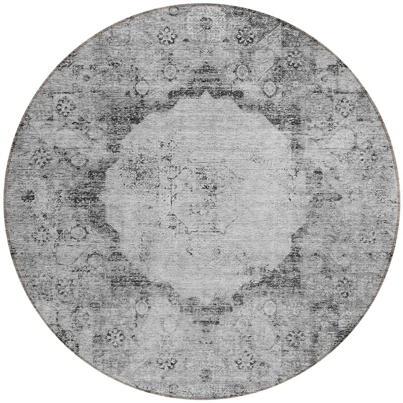 HomeRoots Oriental Traditional Rectangle Outdoor Rug