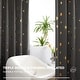 preview thumbnail 40 of 54, Deconovo Gold Star Foil Room Darkening Curtains for Kids 2 Panels