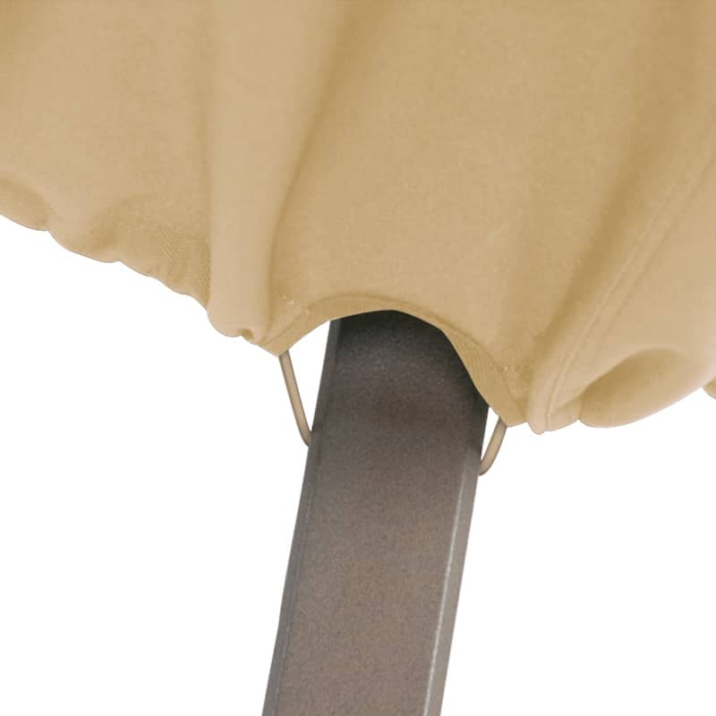 Classic Accessories Terrazzo Water-Resistant 26 Inch High Back Patio Chair Cover