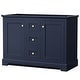 preview thumbnail 1 of 17, Wyndham Collection Avery 48" Double Free Standing Vanity Cabinet Only