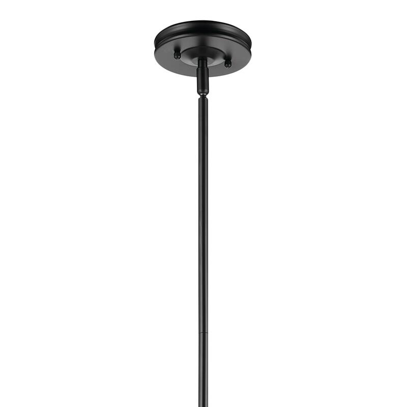 Kichler Lighting Laria 10.5 Inch 1 Light Pendant with Opal Glass in Black