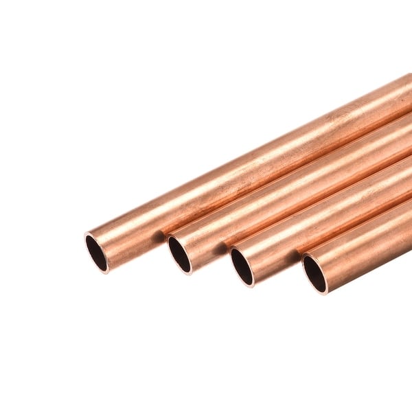 Copper Round Tube 12mm OD 1mm Wall Thickness 100mm Length Pipe