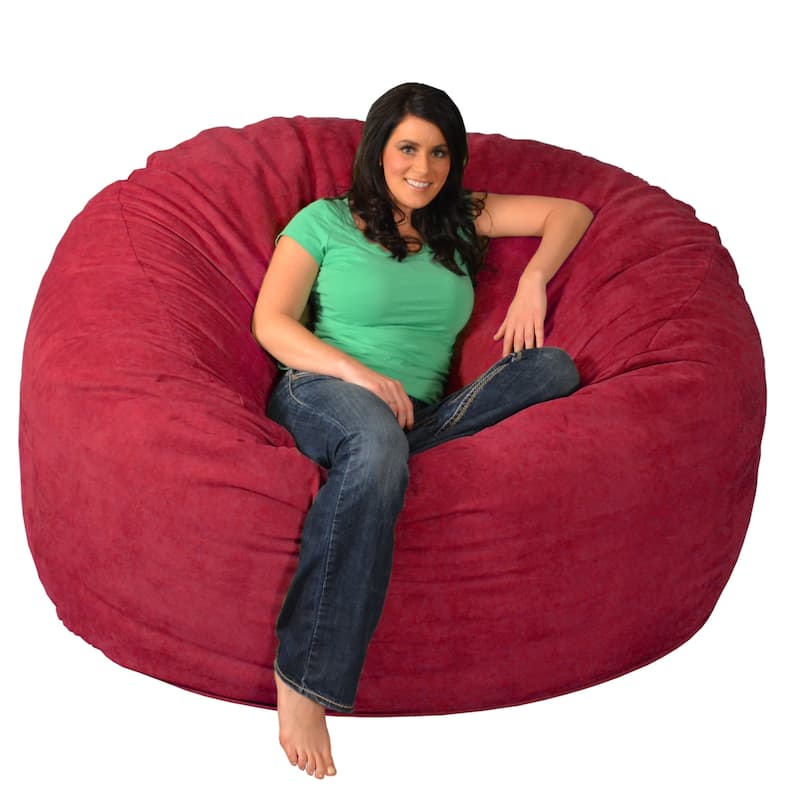 6-foot Memory Foam Bean Bag Chair