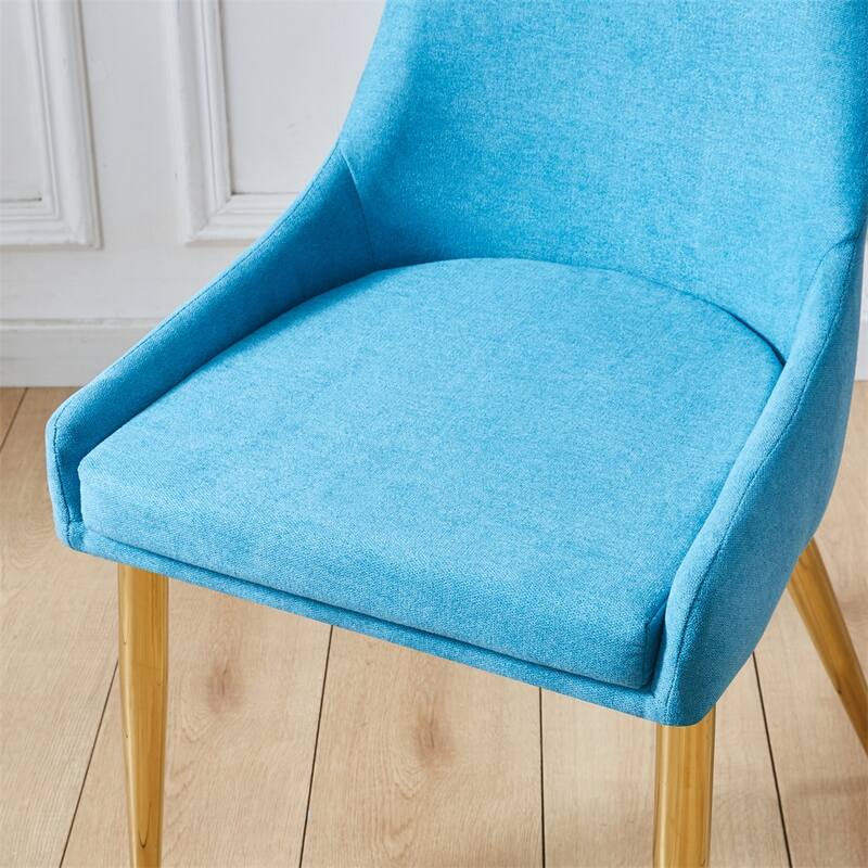 Upholstered Armless Accent Dining Chairs (Set of 2)