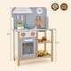 preview thumbnail 10 of 9, Costway Wooden Kid's Play Kitchen Set Pretend Chef Cooking Toy with - See Details