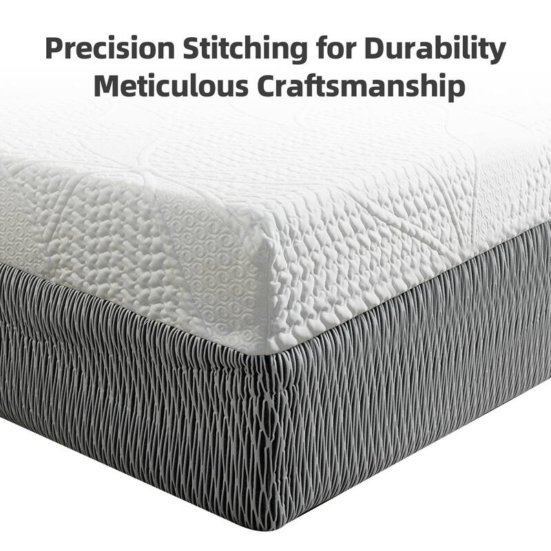 14-Inch Queen Mattress Plush Thick Design & Breathable, Sterilizing Feature High Rebound Support, Eco-Friendly Material