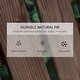 preview thumbnail 15 of 27, Outsunny Outdoor Adirondack Chair Bench for Two with Ergonomic Design, Wide Armrests, & Fir Wood Build