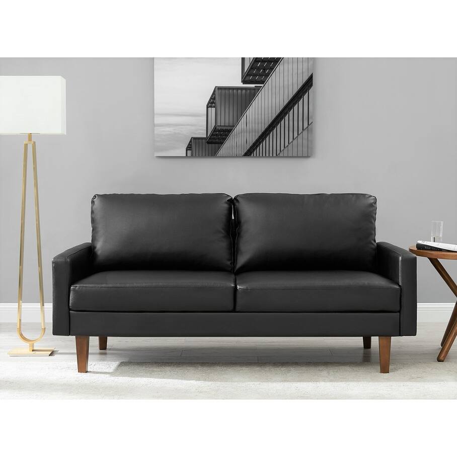 Lincoln Faux Leather European-style Sofa