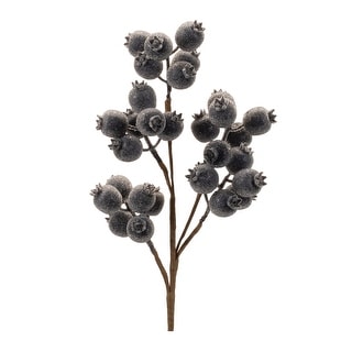Beaded Berry Spray (Set of 6) - N/A