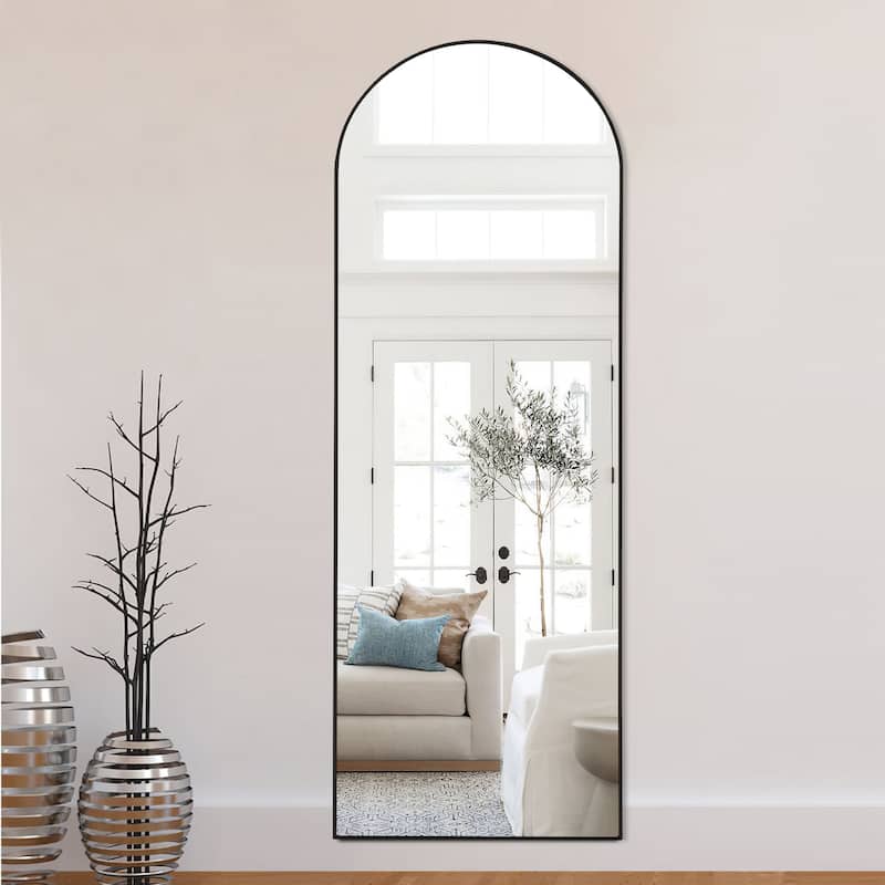 Full-length Floor Arched Mirror