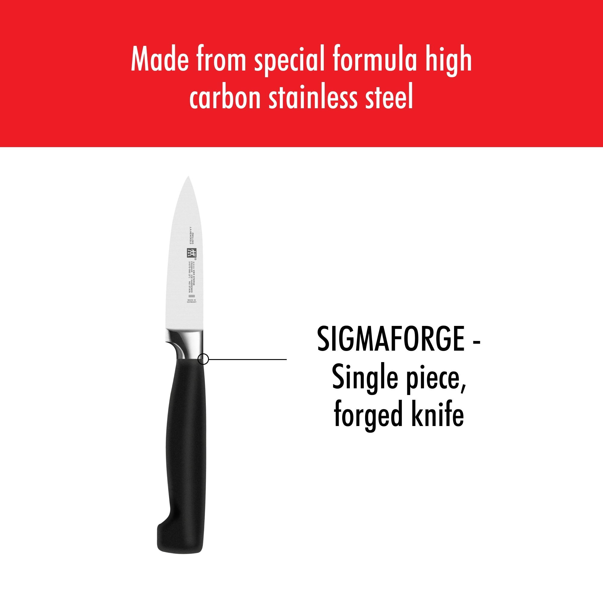 ZWILLING Four Star Paring Knife - Overstock - 14291592