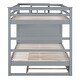preview thumbnail 13 of 43, Modern Full over Full Multifunctional Bunk Bed With Trundle And Staircase,Storage Drawers,Solid Construction