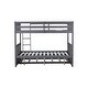 preview thumbnail 17 of 66, Full Over Full Bunk Wood Bed With Twin Trundle