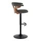 preview thumbnail 6 of 141, Carson Carrington Viby Adjustable Bar Stool with Rounded T Footrest (Set of 2)