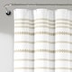 preview thumbnail 19 of 21, Lush Decor Breezy Chic Tassel Jacquard Eco-Friendly Recycled Cotton Shower Curtain Single