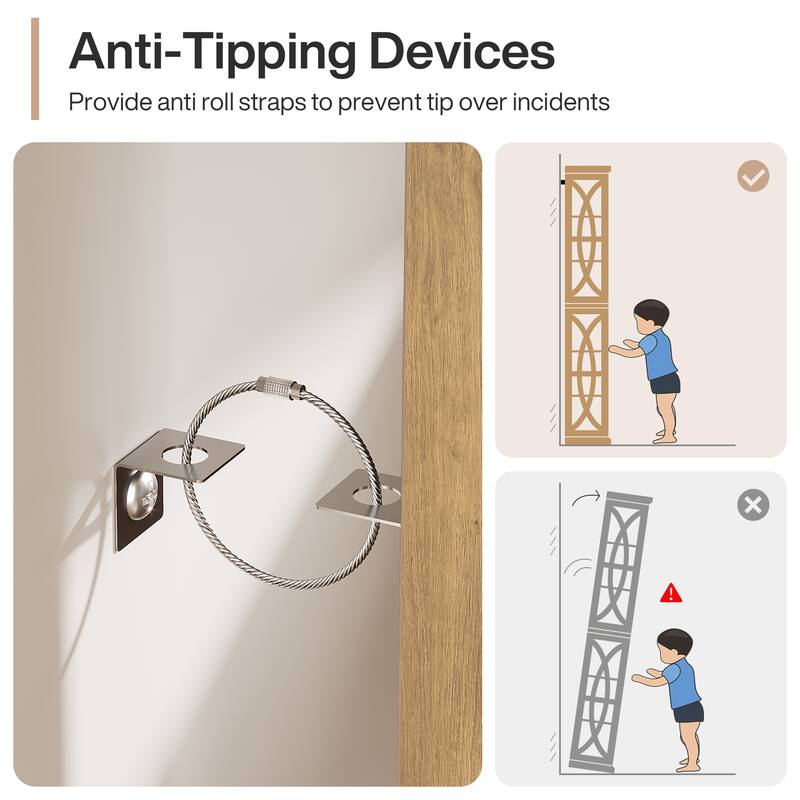 Freestanding Bookshelf, Wood Bookcase, Display Shelves Home Office Living Room Bedroom Storage