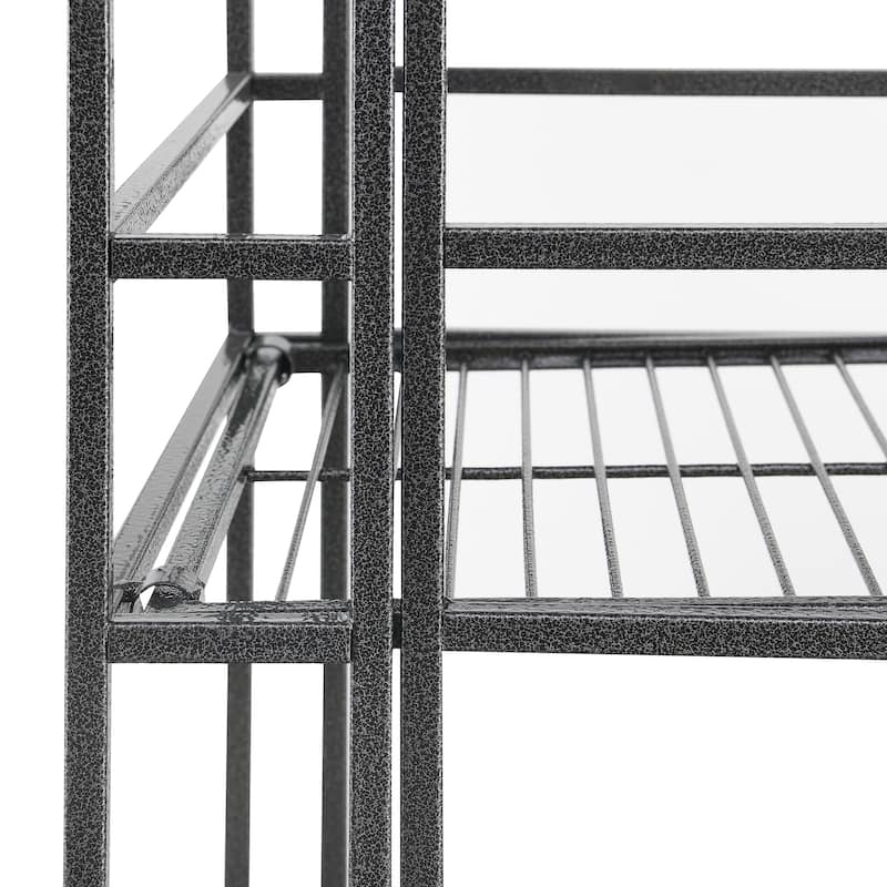 Convenience Concepts Xtra Storage 3 Tier Wide Folding Metal Shelf