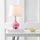 preview thumbnail 2 of 3, SAFAVIEH Kids Lighting 18-inch Amy Pink Mini Table Lamp - 9"x9"x17.5" - 9" x 9" x 17.5"