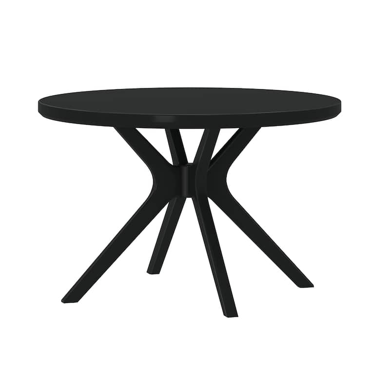 Plank and Beam Verso Cross Leg Round Dining Table - 47"