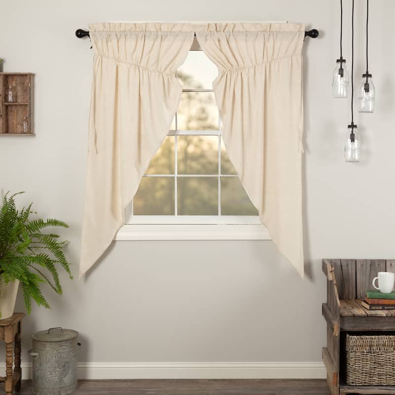 Simple Life Flax Short Prairie Panel Set - Prairie Panel 63x36 - Prairie Panel 63x36