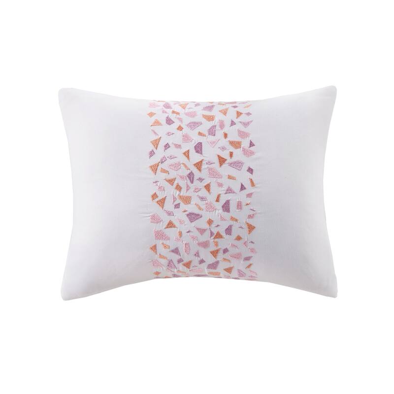 Sparkle Metallic Glitter Printed Reversible Duvet Cover Set by Intelligent Design